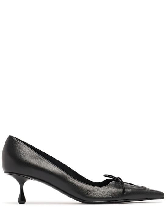 Jimmy Choo: 50mm Scarlett leather pumps - women_0 | Luisa Via Roma