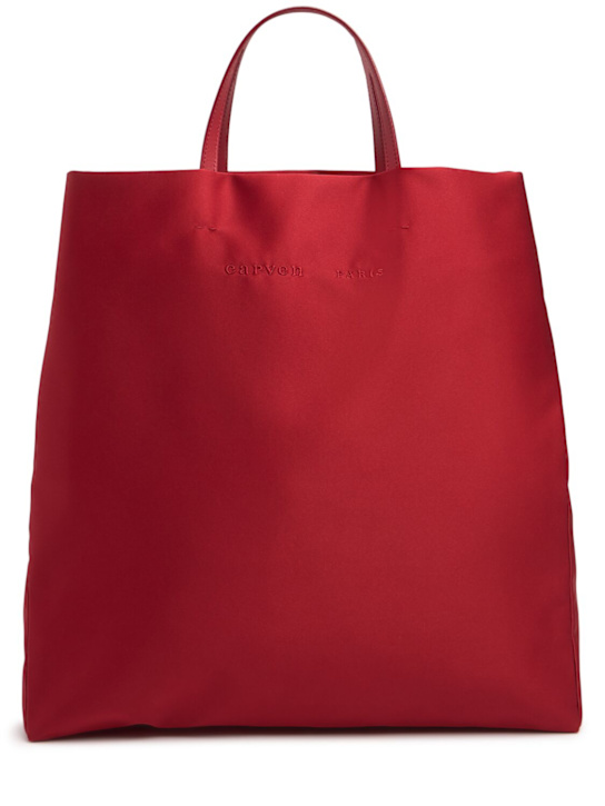 Carven: Jeanne satin tote bag - women_0 | Luisa Via Roma