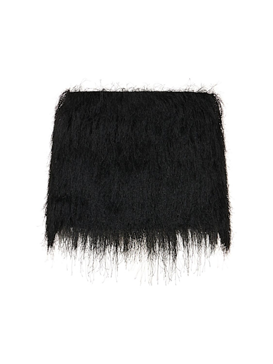 Entire Studios: Micro fringe skirt - women_0 | Luisa Via Roma