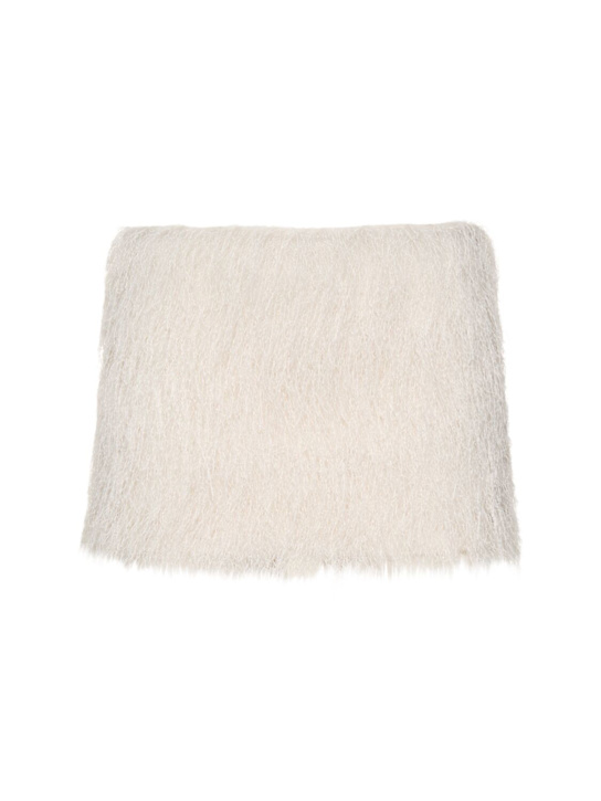 Entire Studios: Micro fringe skirt - women_0 | Luisa Via Roma