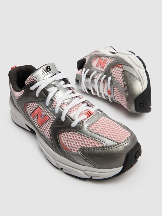 New Balance: 530 レースアップスニーカー - ホワイト/シルバー - kids-girls_1 | Luisa Via Roma