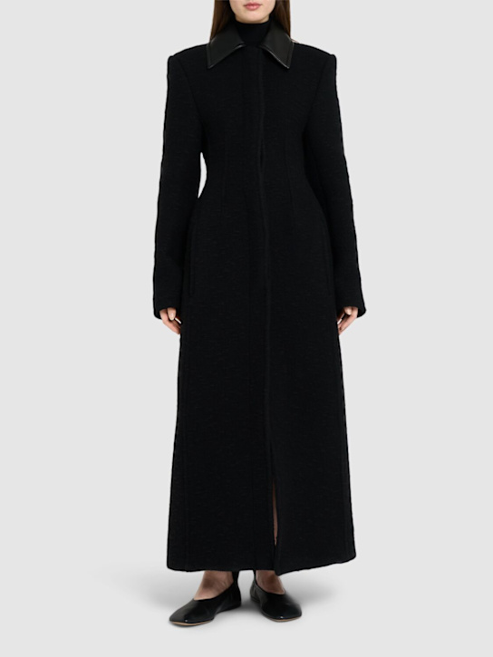 Sportmax: Aere wool blend long coat - women_1 | Luisa Via Roma