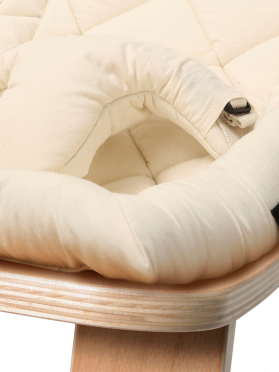 Charlie Crane: Wooden baby rocker - Wollweiß - kids-boys_1 | Luisa Via Roma