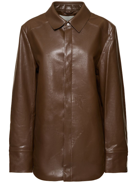 Entire Studios: Legacy shirt - Pecan - women_0 | Luisa Via Roma