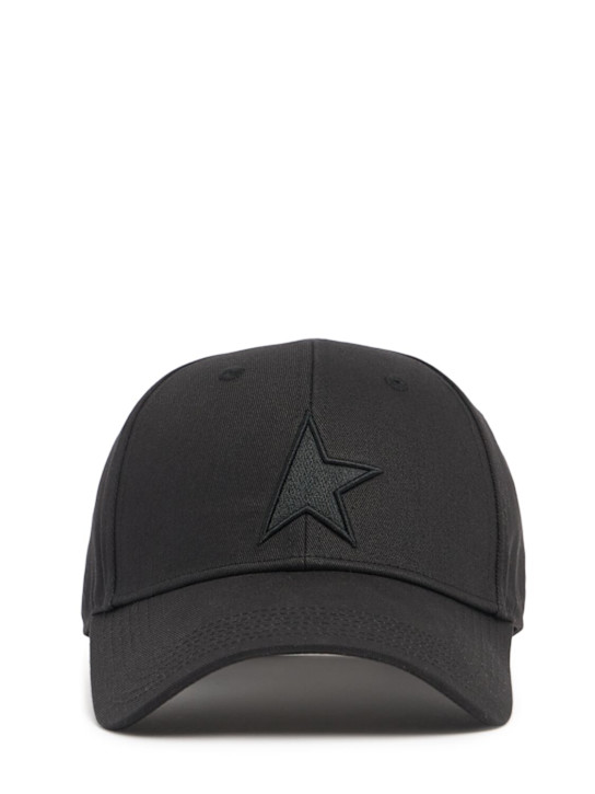 Golden Goose: Star cotton baseball hat - women_0 | Luisa Via Roma