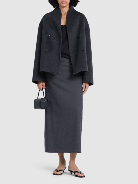 Loulou De Saison: Meyer double breast short coat - women_1 | Luisa Via Roma