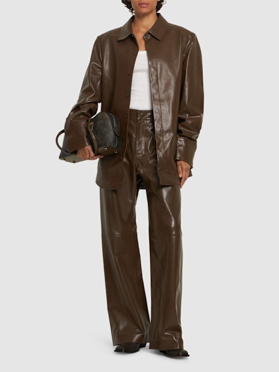 Entire Studios: Legacy shirt - Pecan - women_1 | Luisa Via Roma