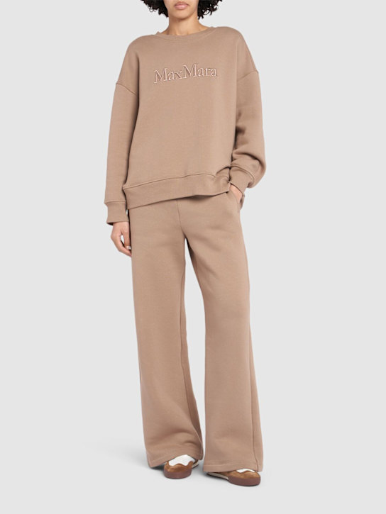 'S Max Mara: Monza jersey crewneck sweatshirt - women_1 | Luisa Via Roma