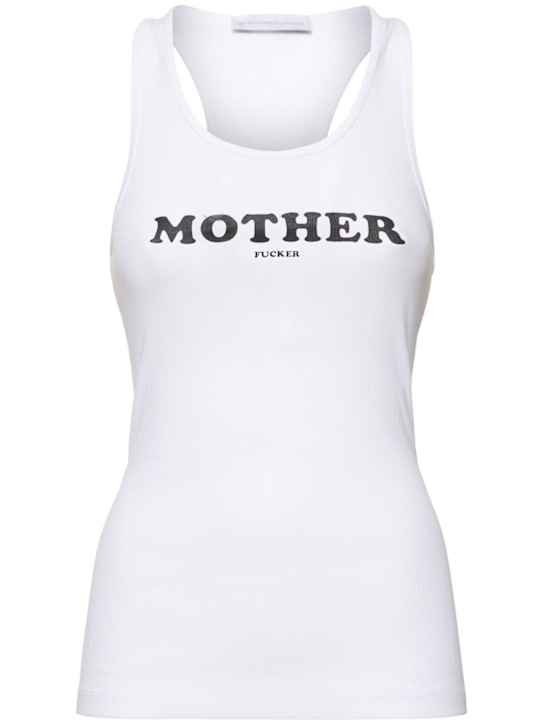 Stella McCartney: Mother Fucker tank top - women_0 | Luisa Via Roma