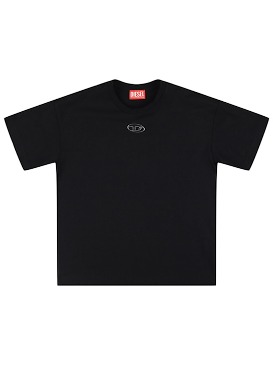 Diesel Kids: Cotton jersey t-shirt - kids-boys_0 | Luisa Via Roma