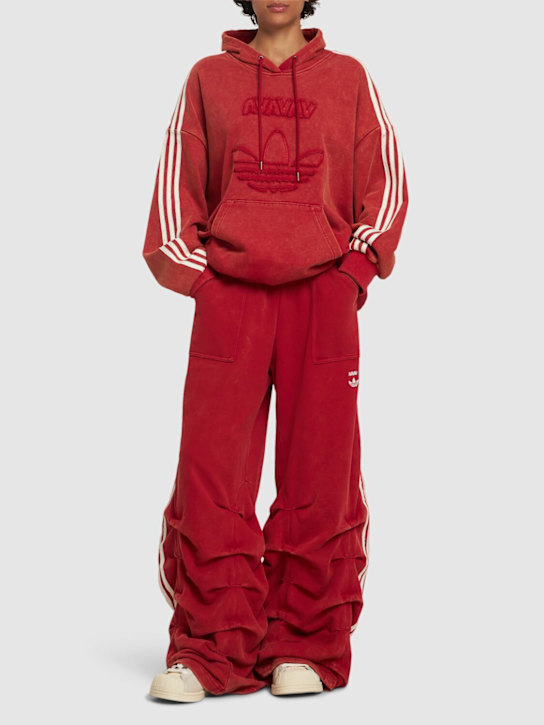 adidas Originals: Avavav distressed baggy sweatpants - women_1 | Luisa Via Roma