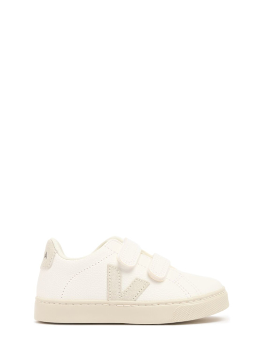 Veja: Esplar chrome-free leather sneakers - White - kids-boys_0 | Luisa Via Roma