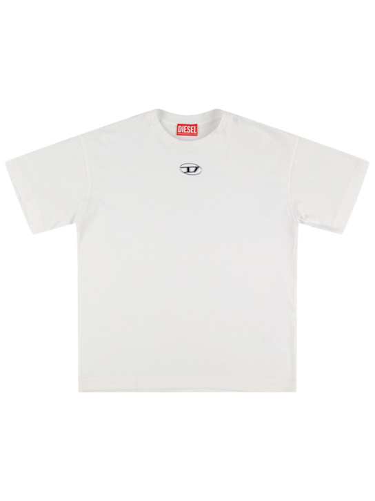 Diesel Kids: Cotton jersey t-shirt - kids-boys_0 | Luisa Via Roma