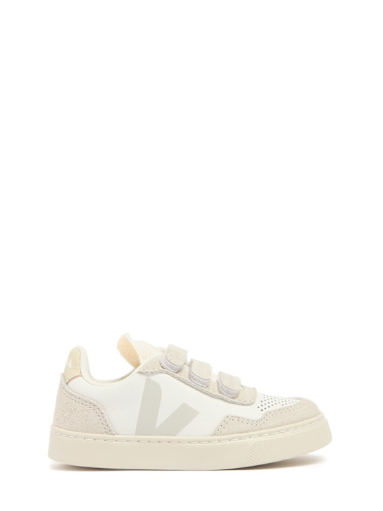 Veja: Sneakers aus chromfreiem Leder „V-90“ - Weiß - kids-boys_0 | Luisa Via Roma