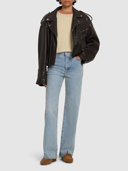 Frame: The arrow cotton high rise jeans - Dolly - women_1 | Luisa Via Roma