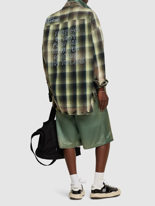 Mihara Yasuhiro: Vintage bleached shirt - men_1 | Luisa Via Roma