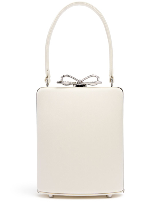 Self-portrait: Mini Bow satin bag - women_0 | Luisa Via Roma