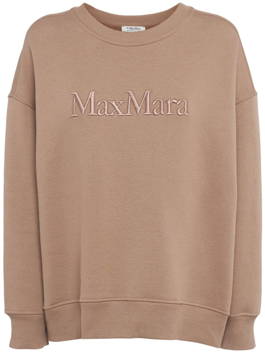 'S Max Mara: Monza jersey crewneck sweatshirt - women_0 | Luisa Via Roma