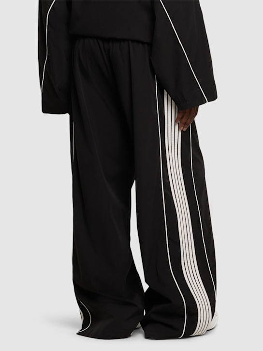 Balenciaga: Tech tracksuit pants - Black - men_2 | Luisa Via Roma