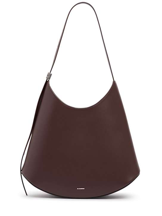 Jil Sander: Medium Eldorado smooth leather bag - women_0 | Luisa Via Roma