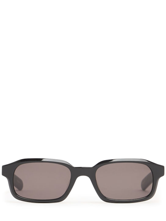 Flatlist Eyewear: Hanky acetate sunglasses - Black - men_0 | Luisa Via Roma