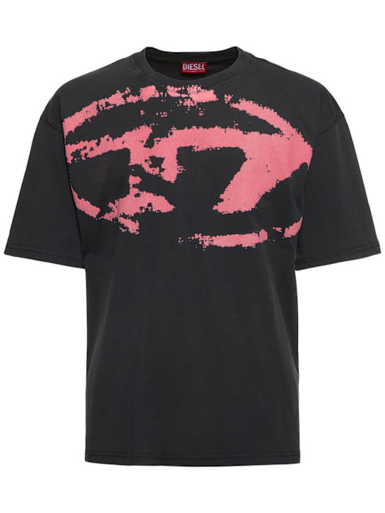 Diesel: T-Boxt-R21 cotton t-shirt - men_0 | Luisa Via Roma