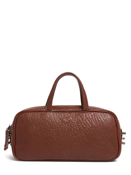 Weekend Max Mara: Tundra leather top handle bag - women_0 | Luisa Via Roma