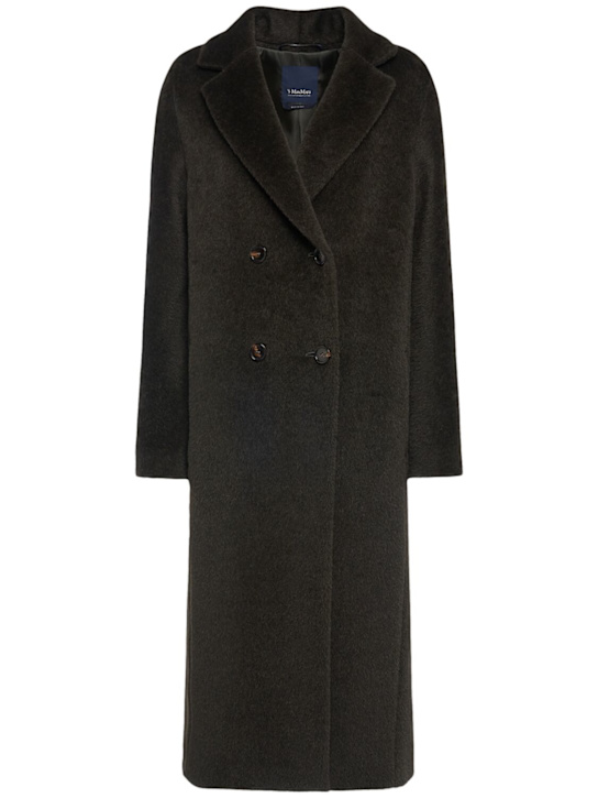 'S Max Mara: Rosanna double breast teddy coat - women_0 | Luisa Via Roma
