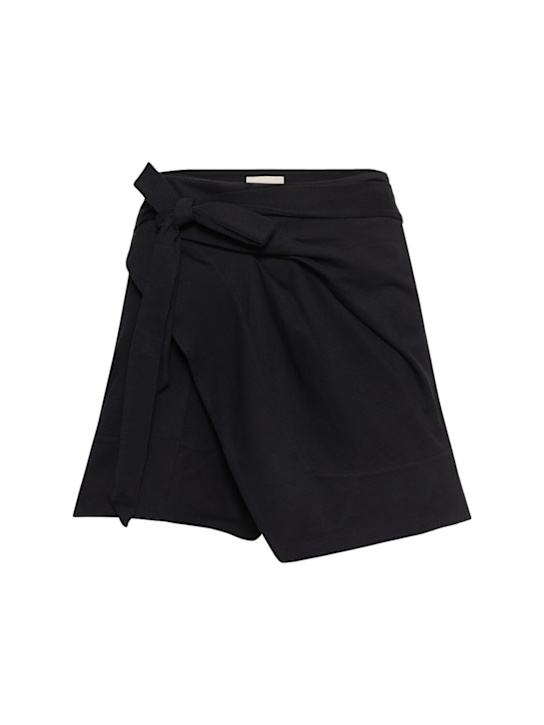 Isabel Marant: Berenice コットンミニスカート - ブラック - women_0 | Luisa Via Roma