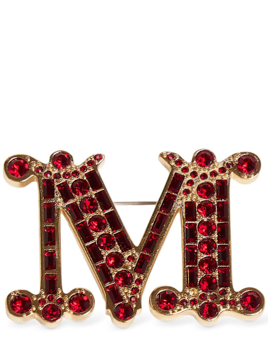 Max Mara: Bath2 crystal pin - women_0 | Luisa Via Roma