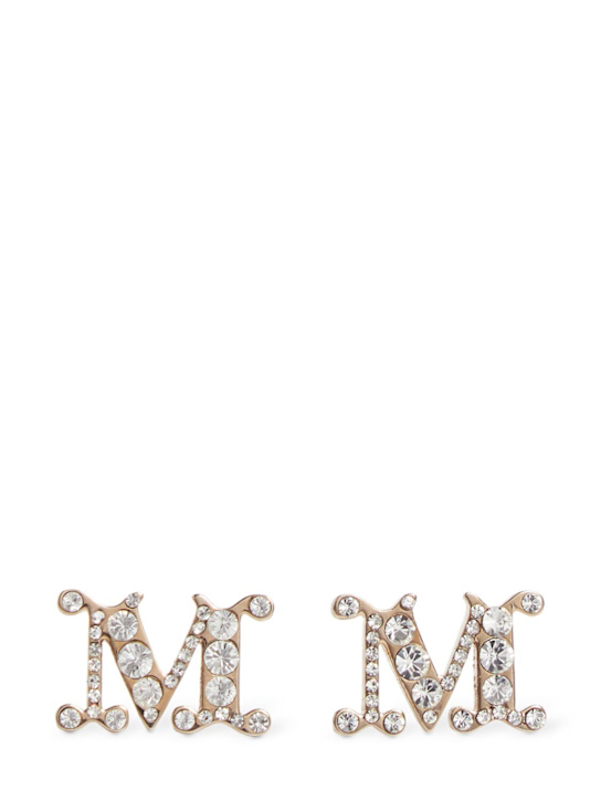 Max Mara: Marabesque stud earrings - women_0 | Luisa Via Roma