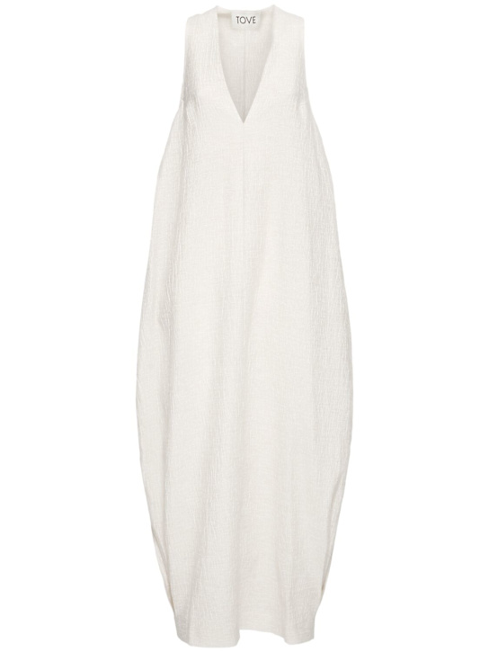 TOVE: Eladia cotton linen long dress - women_0 | Luisa Via Roma