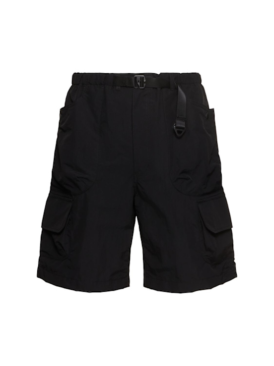 Comme des Garçons Homme: Nylon cargo shorts - men_0 | Luisa Via Roma