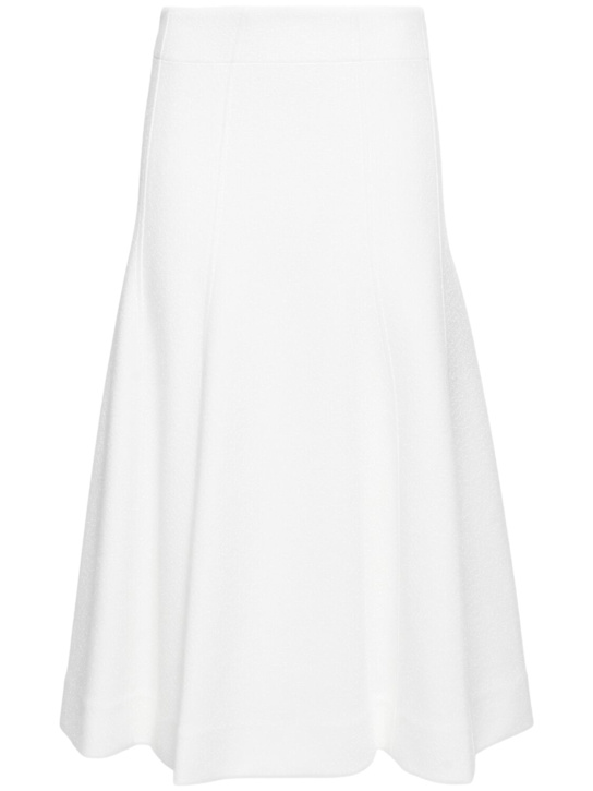 Jil Sander: Textured midi skirt - women_0 | Luisa Via Roma