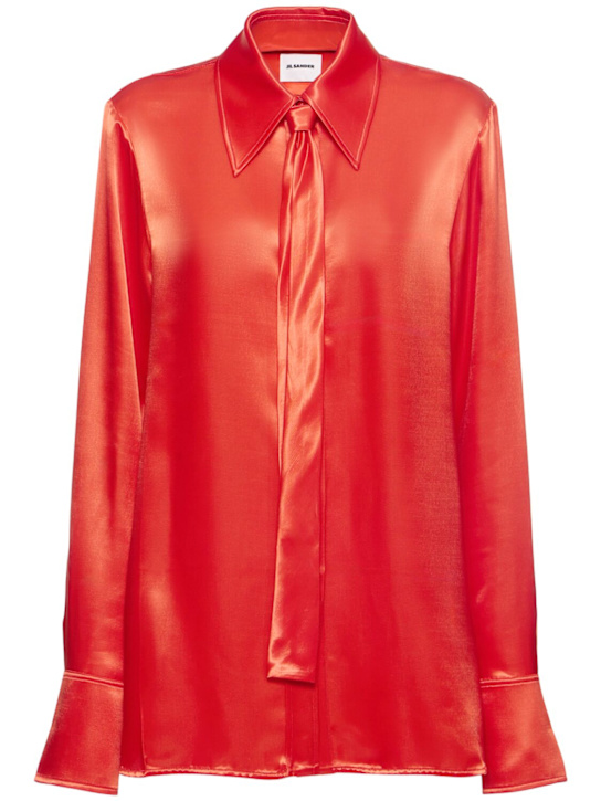 Shiny satin shirt