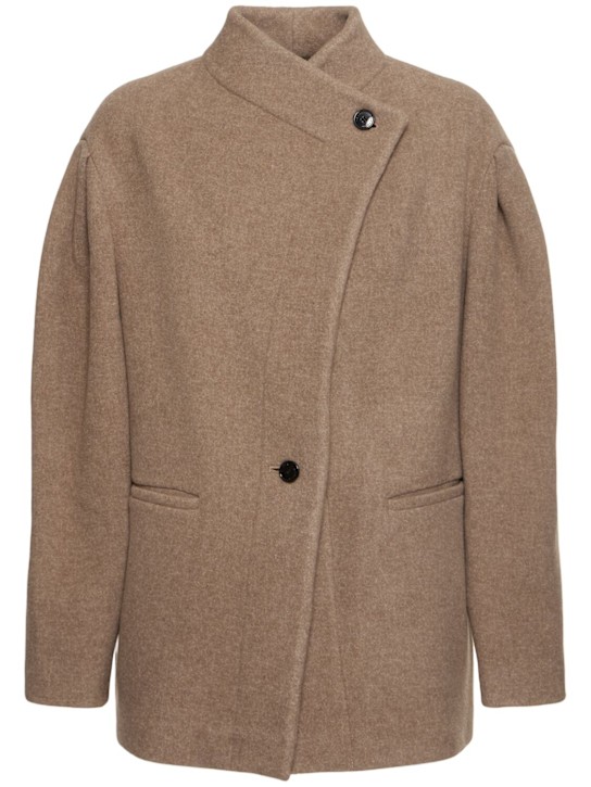Veste en laine mélangée - Beige clair - FEMME | H&M BE