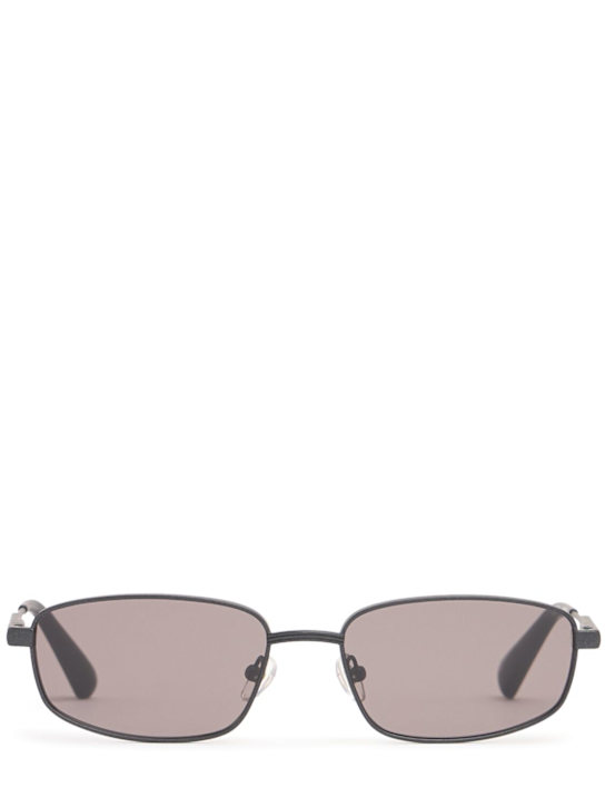 Jacquemus: Les Lunettes Sera sunglasses - Black - women_0 | Luisa Via Roma