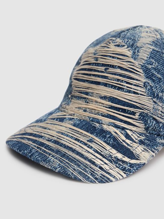 Diesel: C-Assidy distressed baseball cap - men_1 | Luisa Via Roma