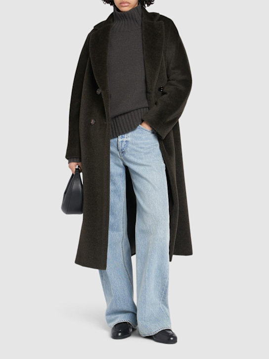 'S Max Mara: Rosanna double breast teddy coat - women_1 | Luisa Via Roma