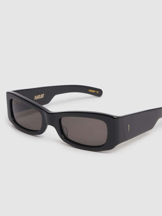 Flatlist Eyewear: Kareem acetate sunglasses - Black - men_1 | Luisa Via Roma
