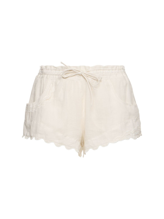 Isabel Marant: Lola embroidered shorts - women_0 | Luisa Via Roma