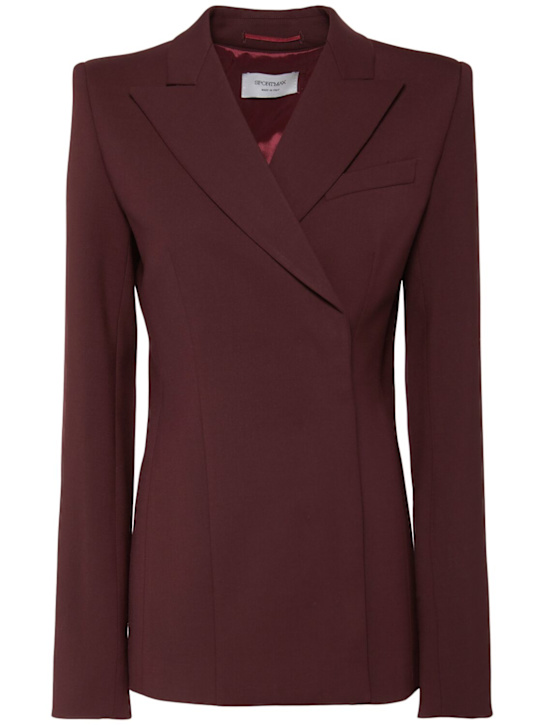 Sportmax: Cocco wool blend blazer - women_0 | Luisa Via Roma
