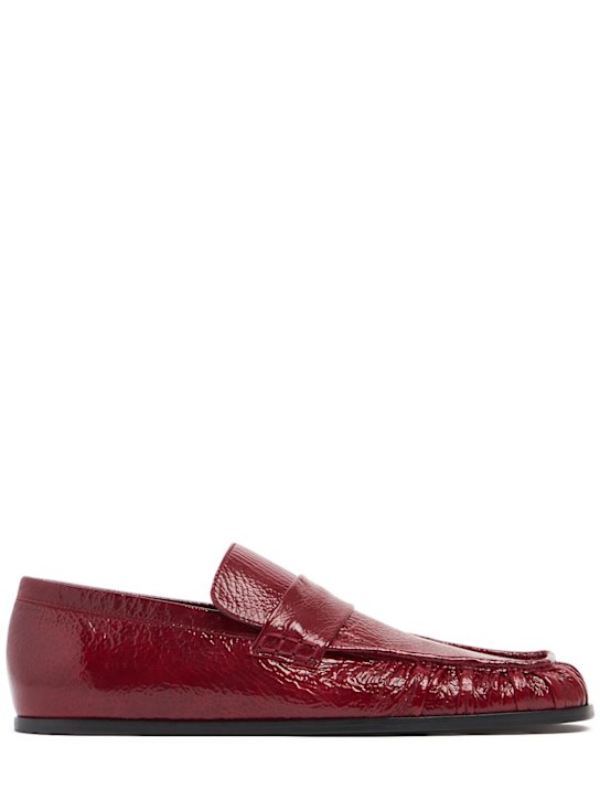 Jil Sander: 10mm Leather loafers - women_0 | Luisa Via Roma