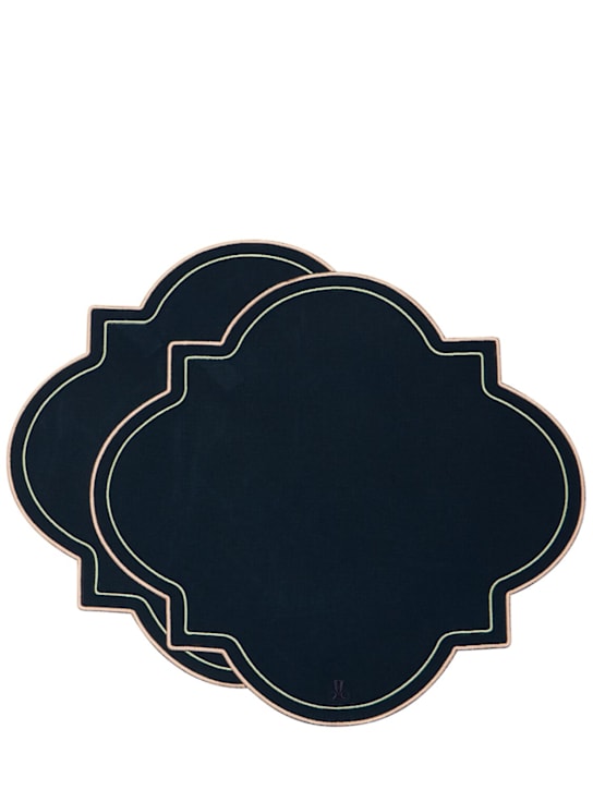 La Double J: Set of 2 Medallion placemats - ecraft_0 | Luisa Via Roma