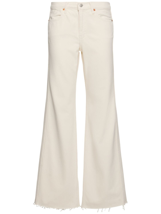 RE/DONE: The Californian flared denim jeans - Cream - women_0 | Luisa Via Roma