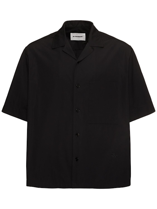 Jil Sander: S/s cotton bowling shirt - men_0 | Luisa Via Roma