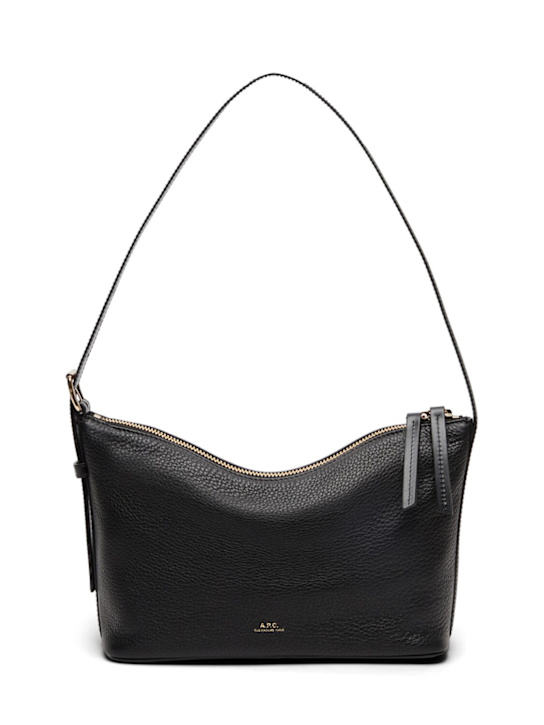 A.P.C.: Sac Vera grain leather shoulder bag - women_0 | Luisa Via Roma