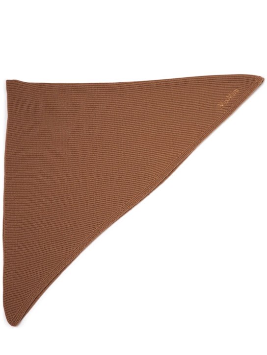 Max Mara: Girotta wool scarf - women_0 | Luisa Via Roma