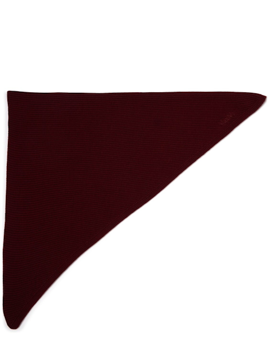 Max Mara: Girotta wool scarf - women_0 | Luisa Via Roma