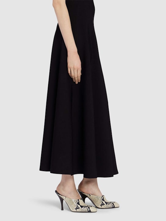 Khaite: Mules à imprimé python Colt 100 mm - Natural - women_1 | Luisa Via Roma